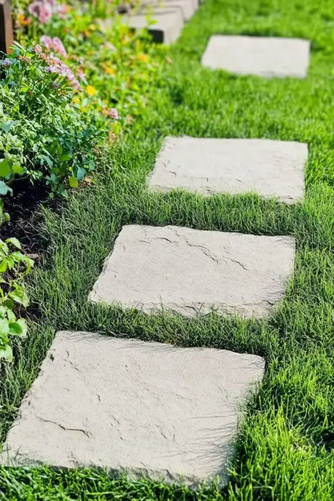 Flagstone with Ground Cover