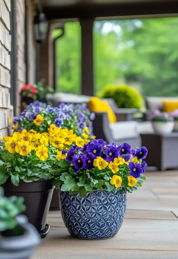 Charming Pansies for Cool Weather Color