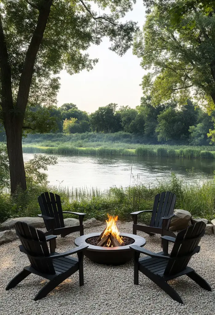 Dusk by the Fire
