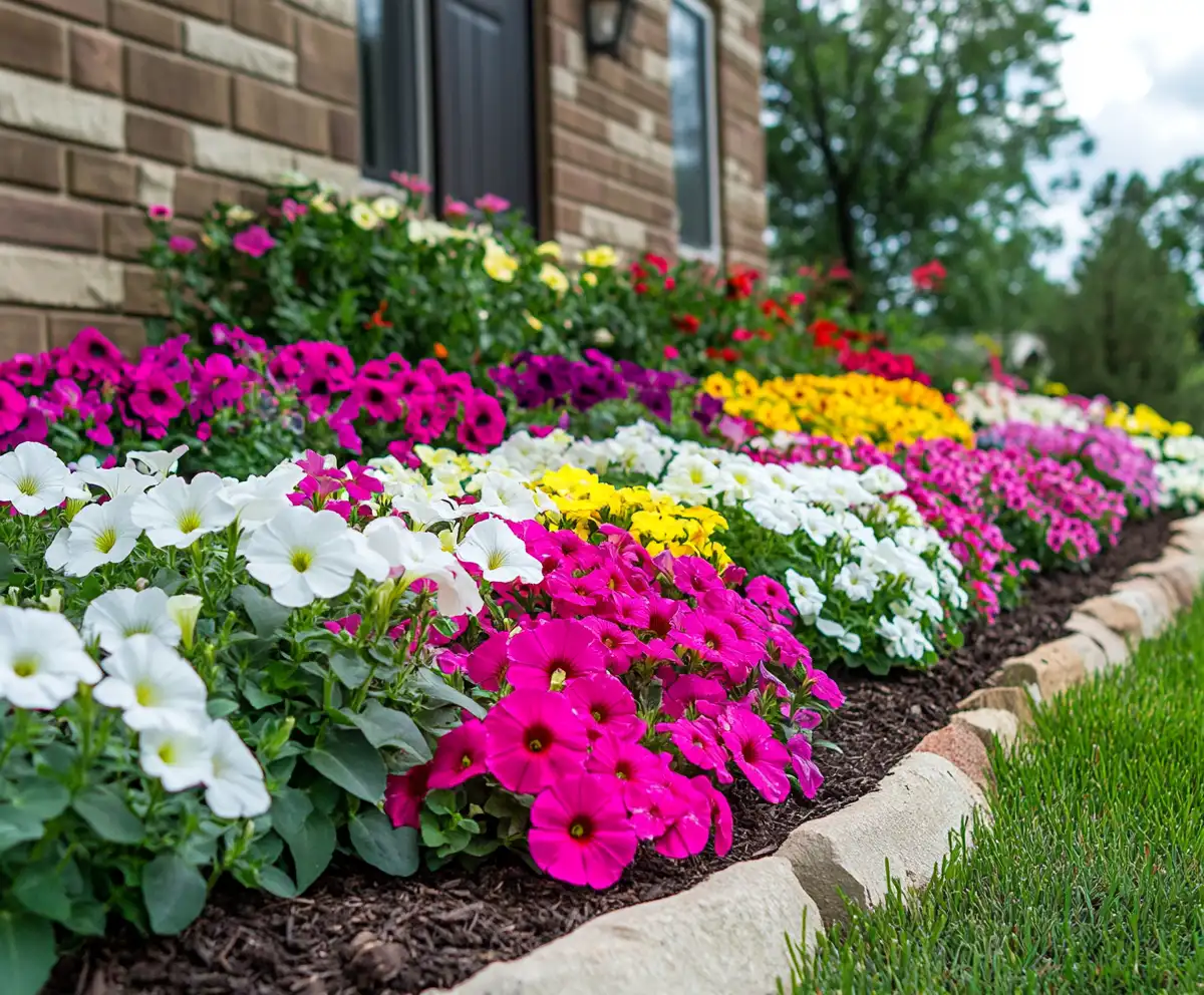 15 Simple Flower Bed Ideas For Front Of House