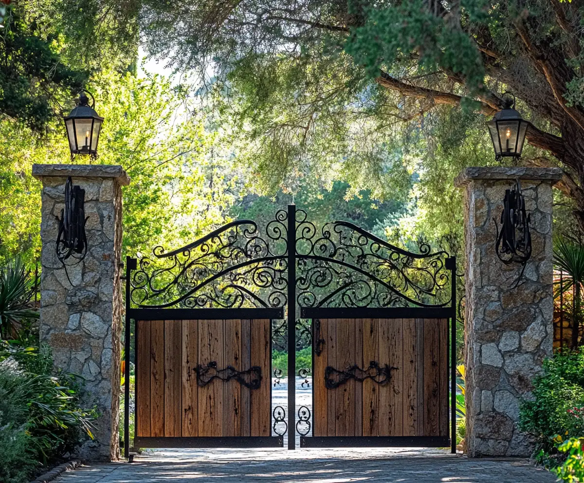 farm gates entrance