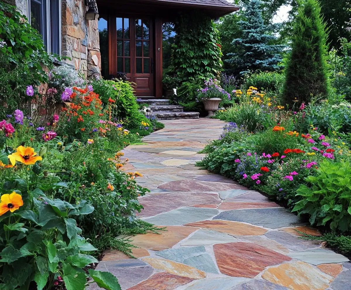 20 Surprising Flagstone Walkway Ideas You’ll Love