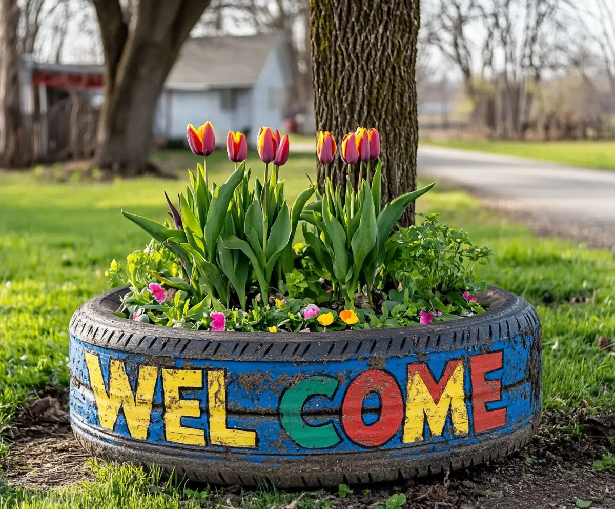 17 Better, Bolder Tire Garden Ideas You Need To See