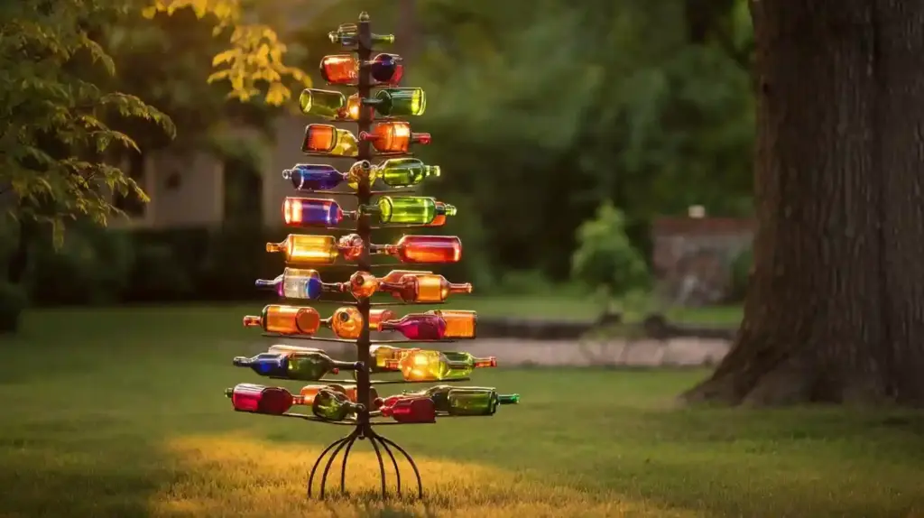 Creative Bottle Tree Sculptures