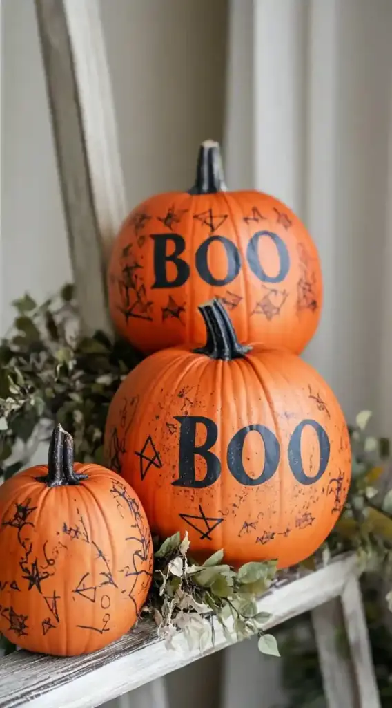 No‑Carve Pumpkins Decorating Ideas