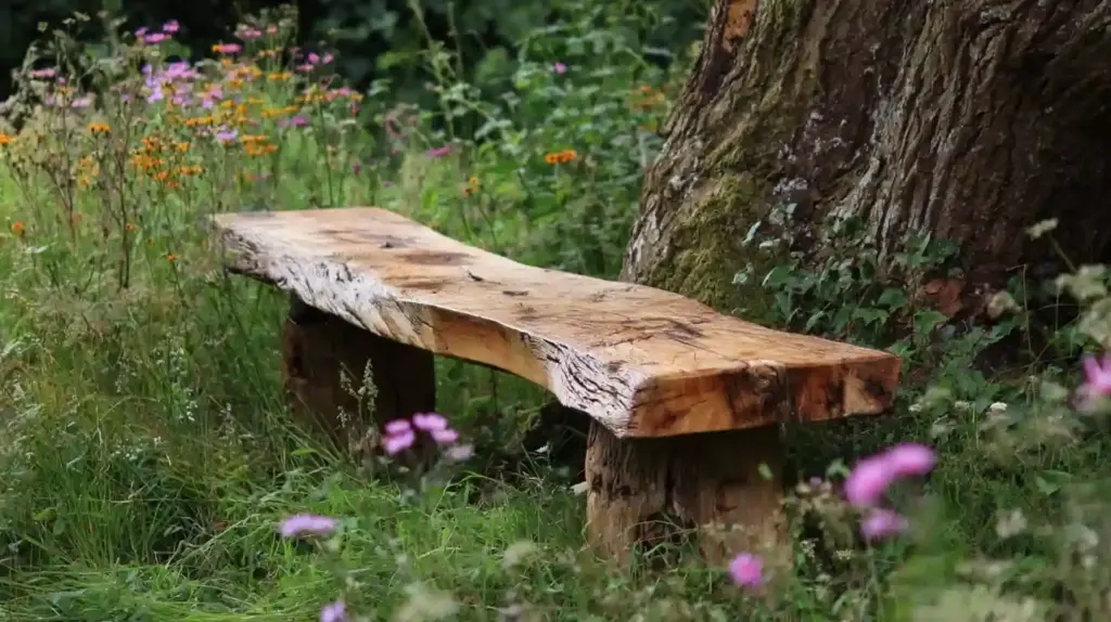 Timber Seating for Sustainable Gardens