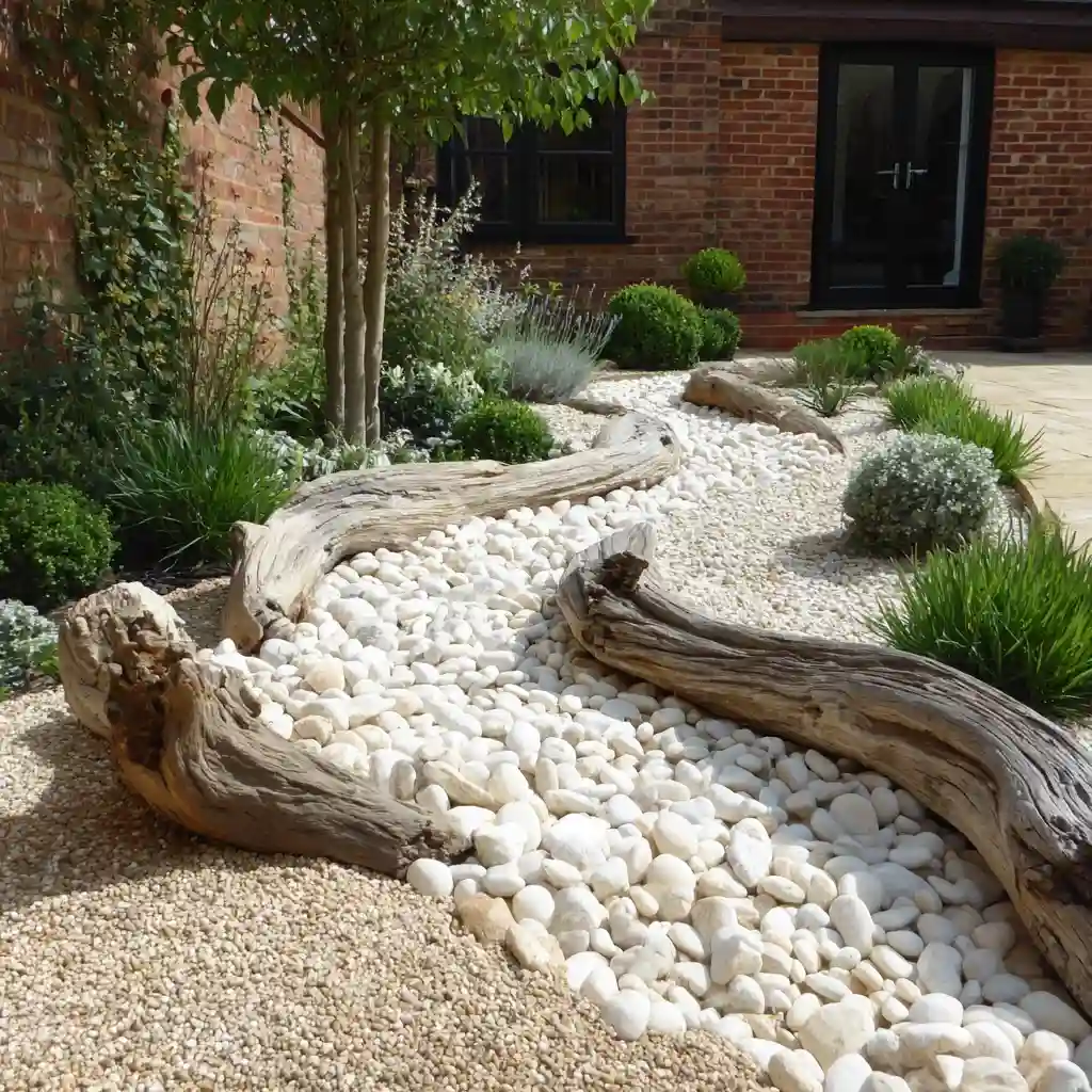 White Stone Stream Bed
