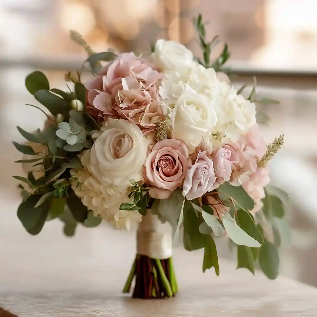 Soft Hydrangea Cluster