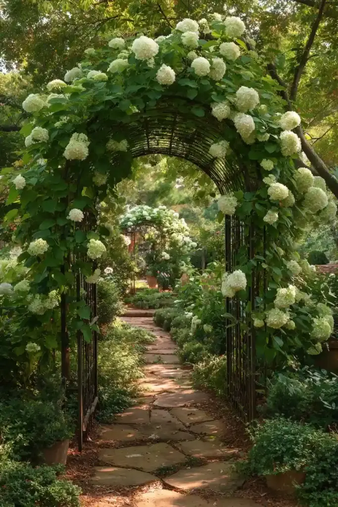 Hydrangea Entrance Archway