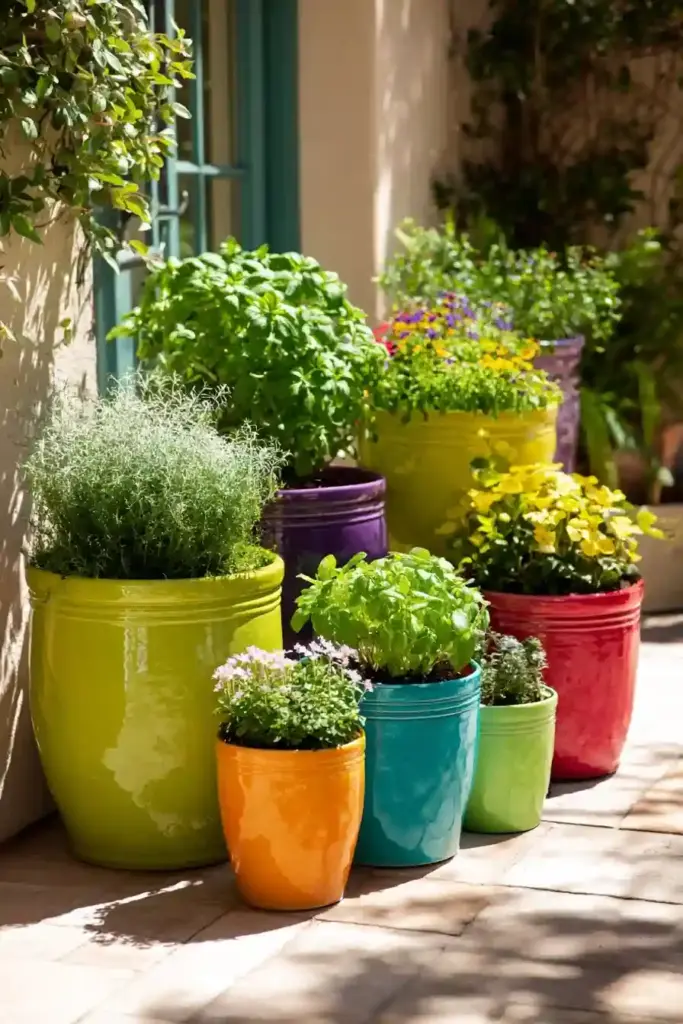 Add a Splash with Container Gardens