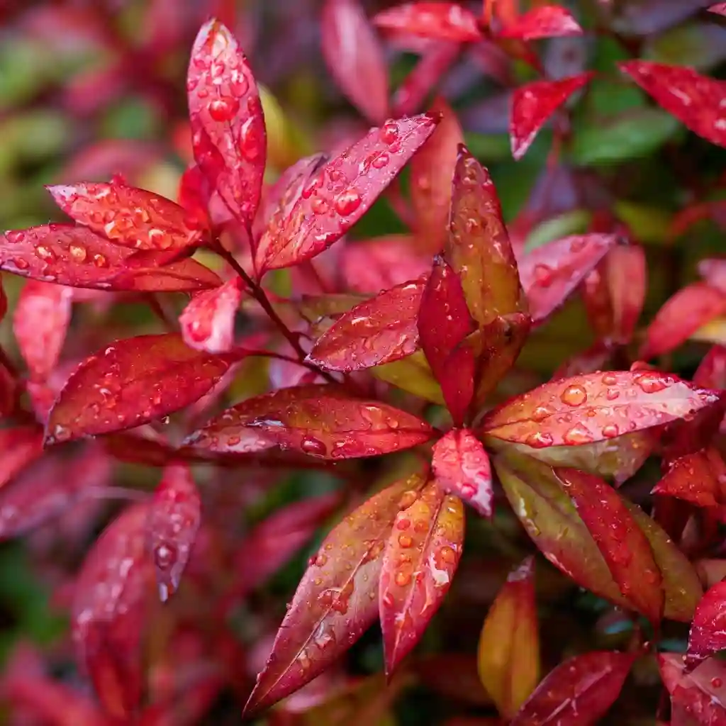 Heavenly Bamboo (Nandina domestica ‘Firepower’)