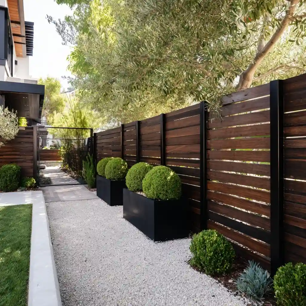 Modern Privacy Fence
