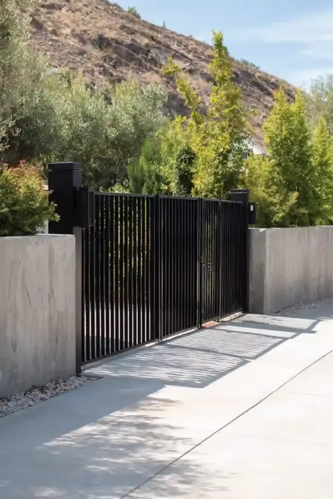 Black Metal Gate