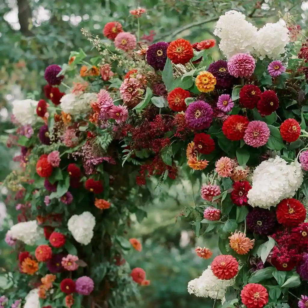 Bold Floral Arch