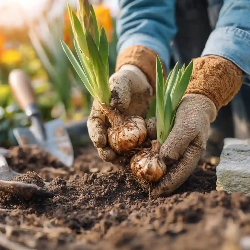 Planting the Corms