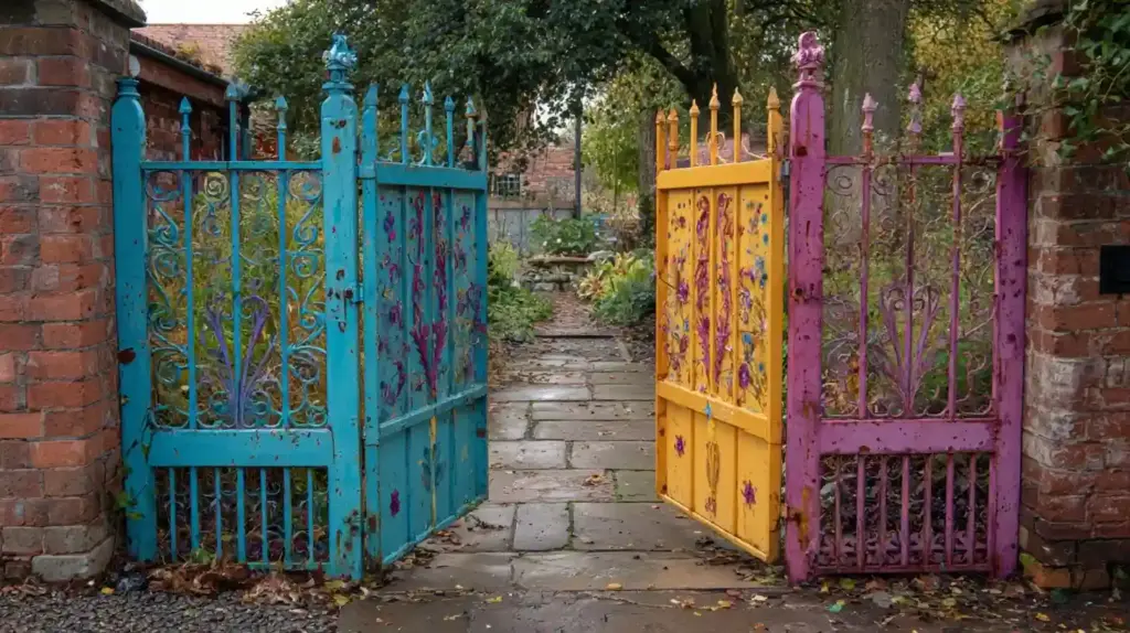 Upcycled Metal Garden Gates