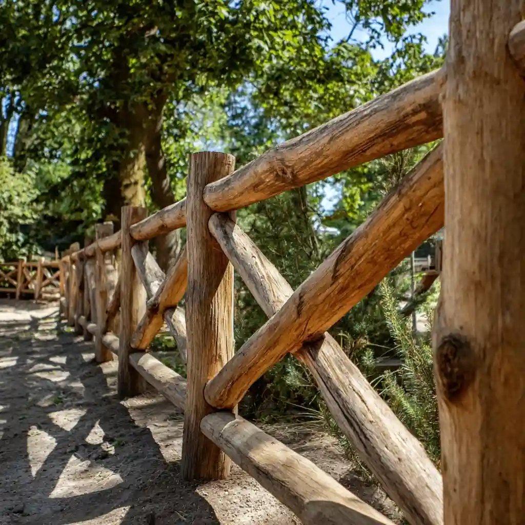 Rustic Garden Fence