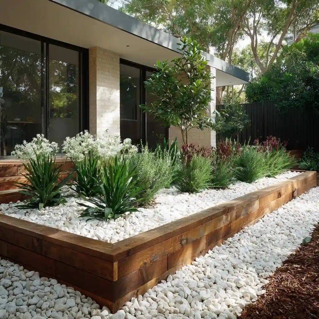 White Stone Mulching