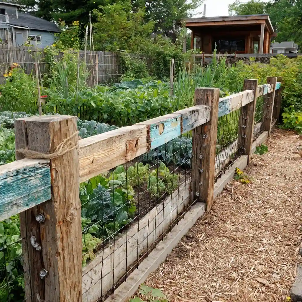 DIY Garden Fence