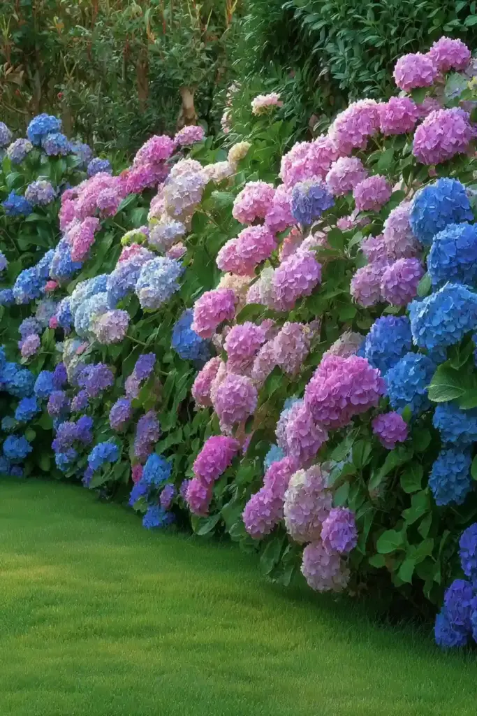 Hydrangea Hedge
