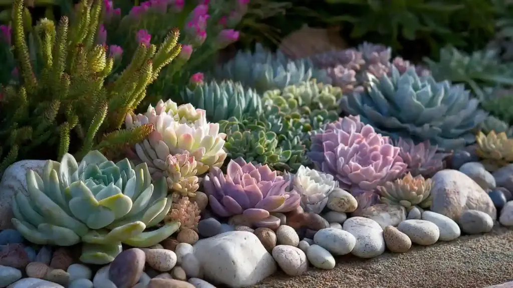 Succulent Garden Flower Bed
