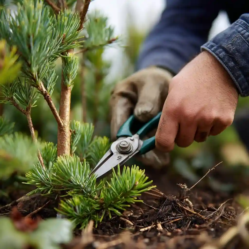 Pruning & Shaping Young Pines 