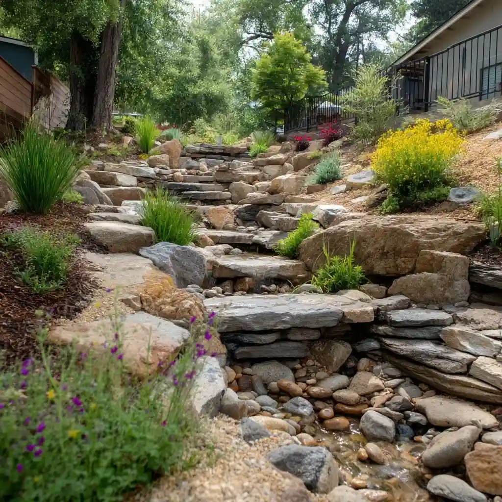 Multi-Level Creek Bed