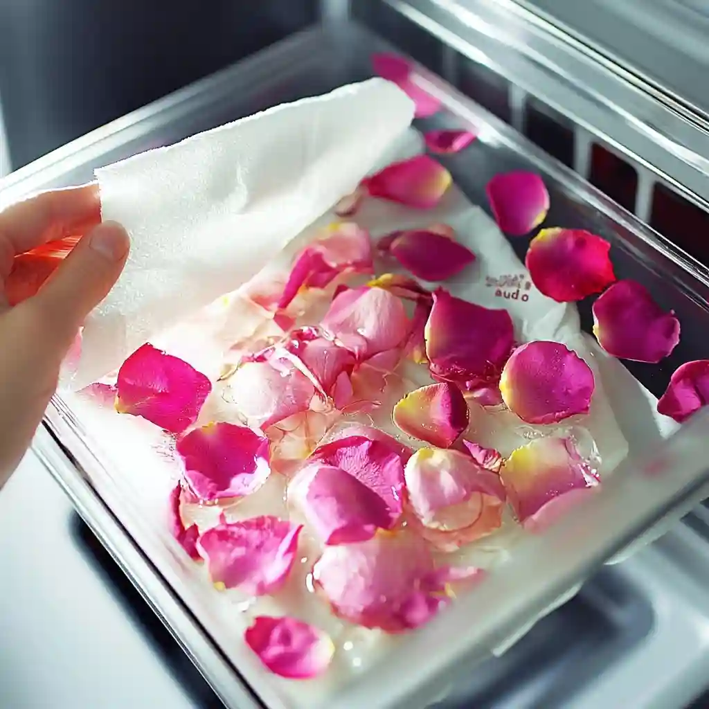 Drying Flowers in a Microwave Oven
