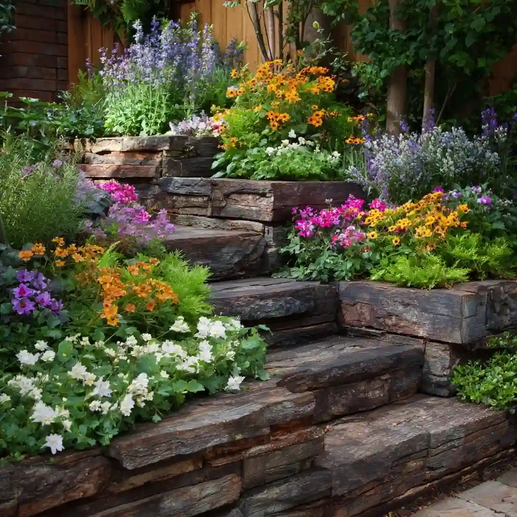  A Tiered Flower Bed