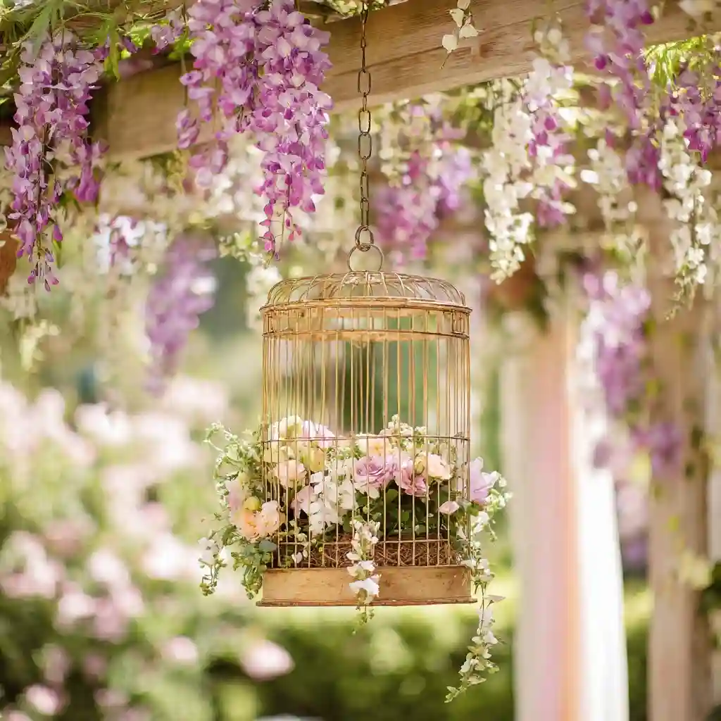 Birdcage Hanging Basket