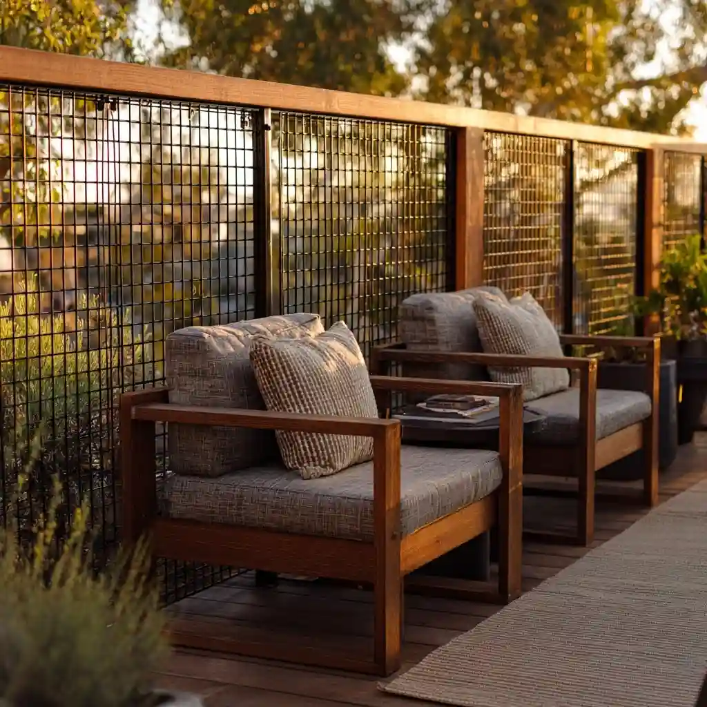 Hog Wire Privacy Fence