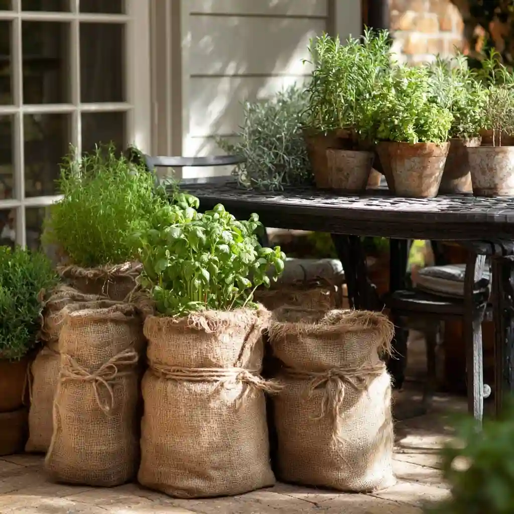 6. Burlap Cover for 5-Gallon Buckets