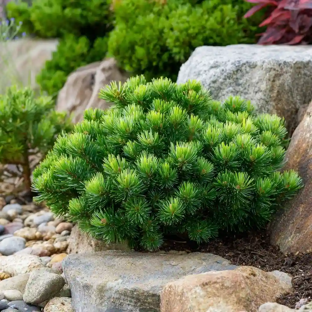 Dwarf Mugo Pine (Pinus mugo ‘Mops’)