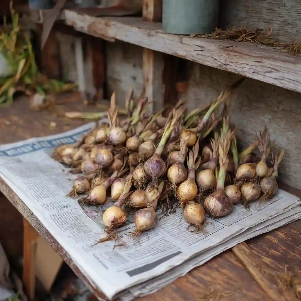 Storing Corms for the Next Year
