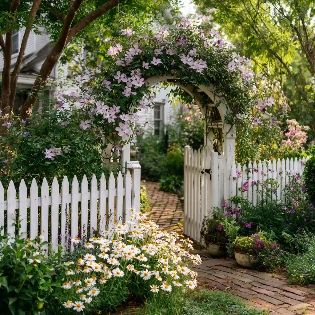 White Picket Fence Garden
