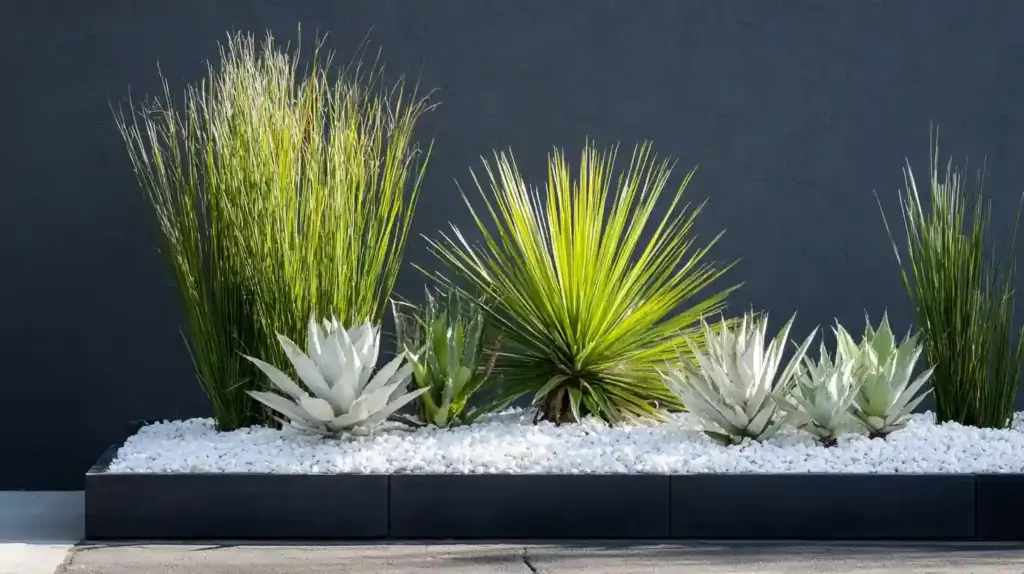Modern Minimalist Flower Bed