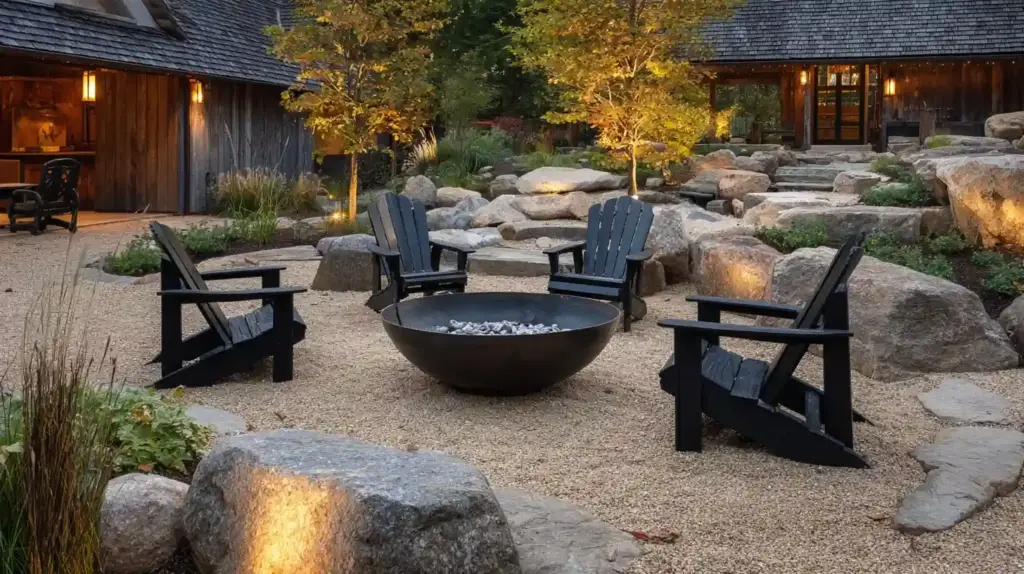 Dusk by the Fire