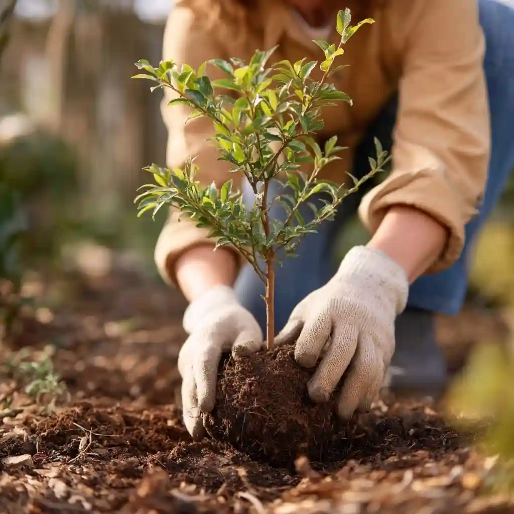 How to Plant Crepe Myrtle Trees 2