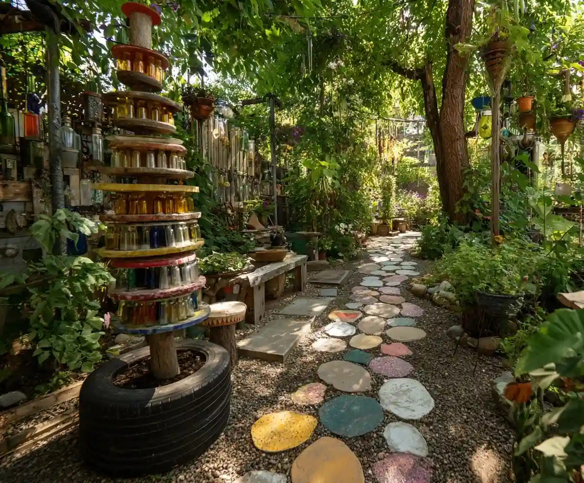 unique garden art ideas