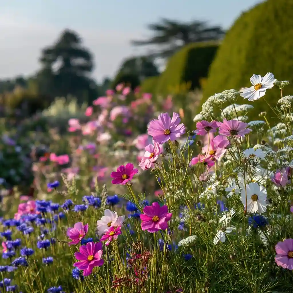 A Field of Flowers in Bloom
