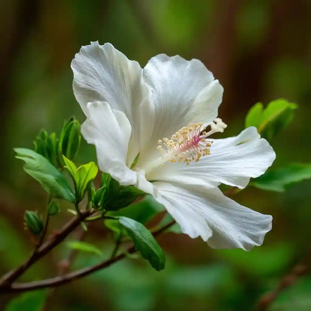 Kauai White Hibiscus 