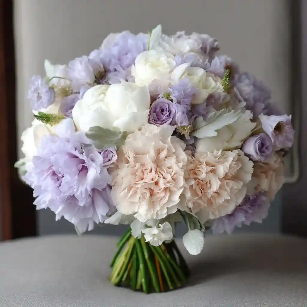Lavender Carnation Clusters