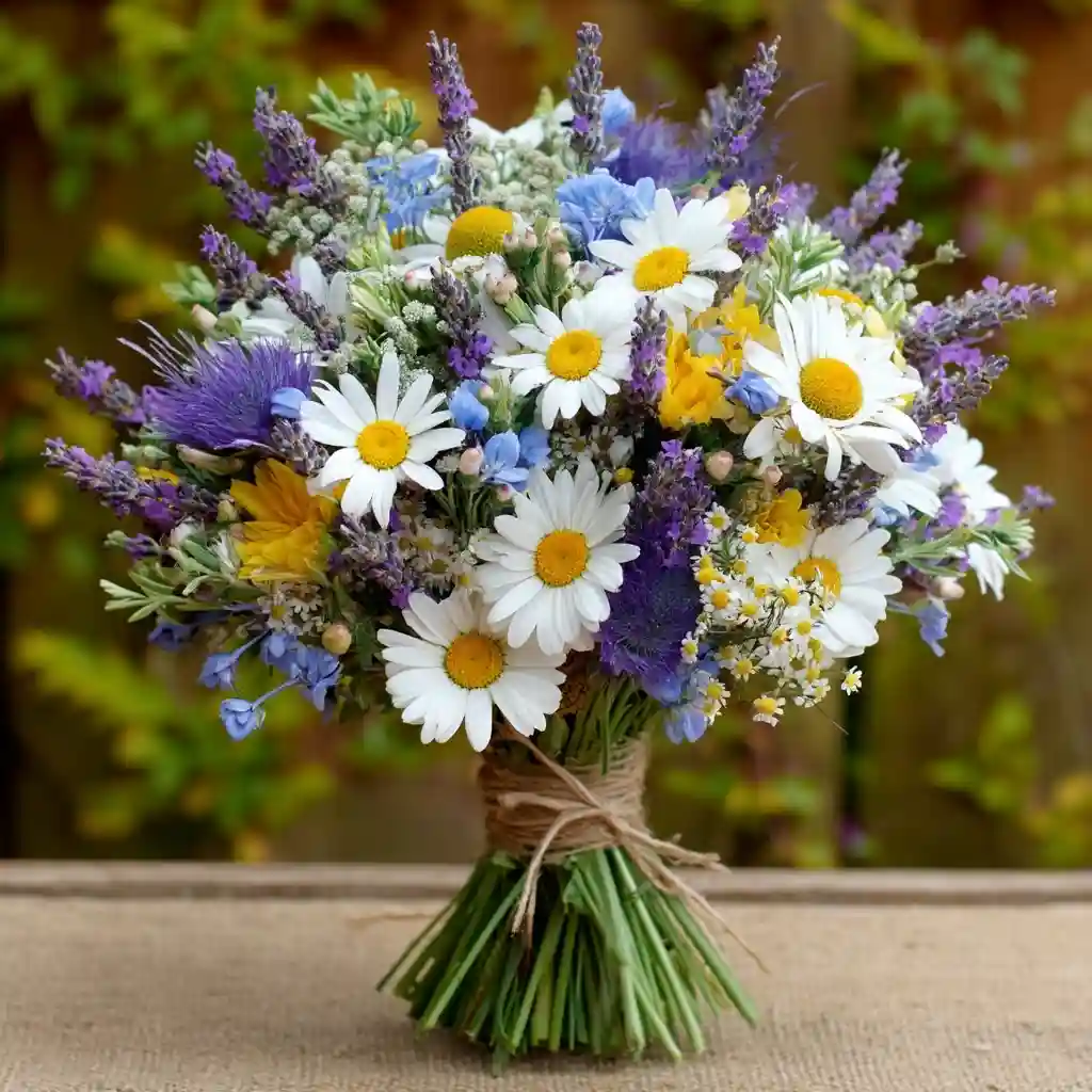 Graceful White Daisies