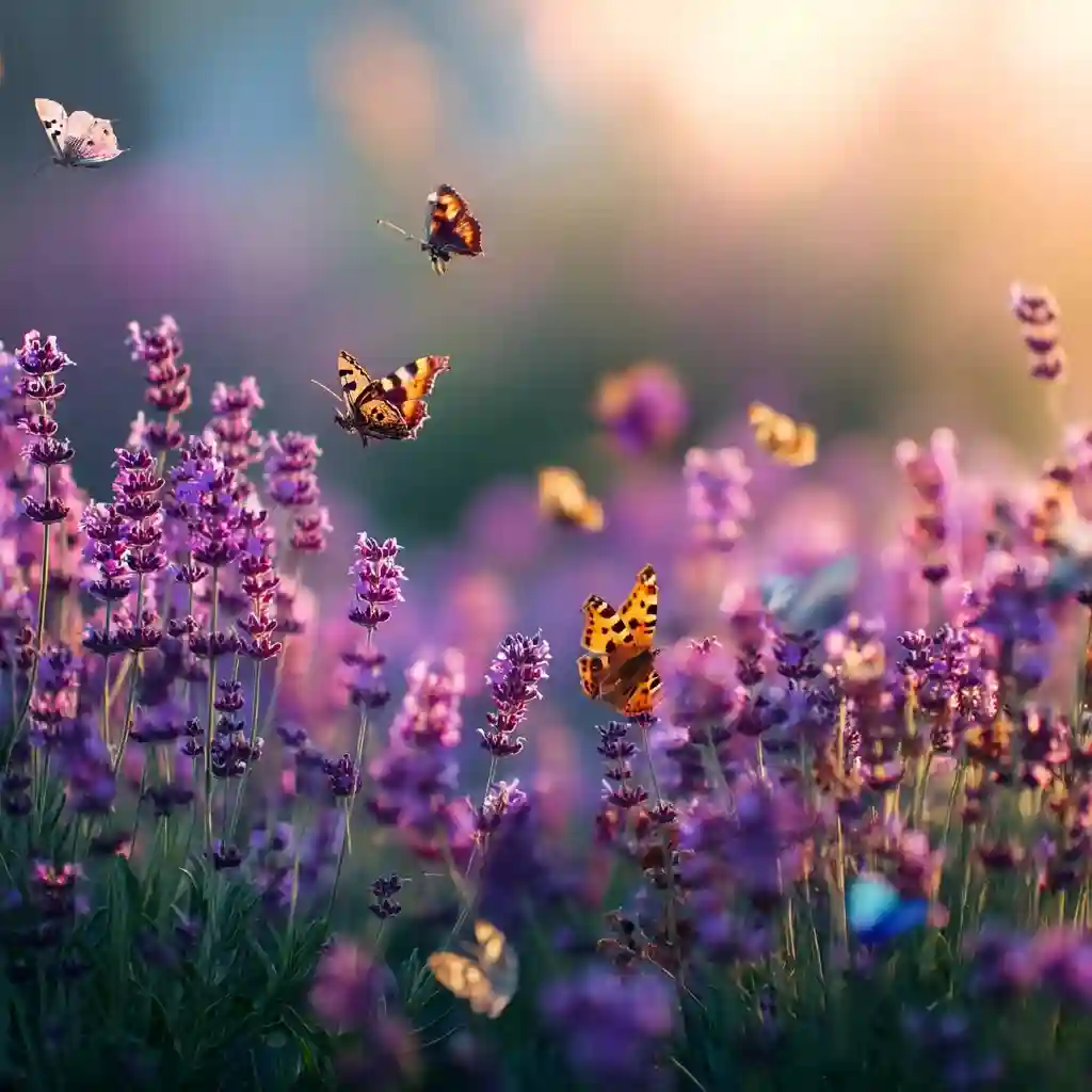 Lavender and Butterfly Garden