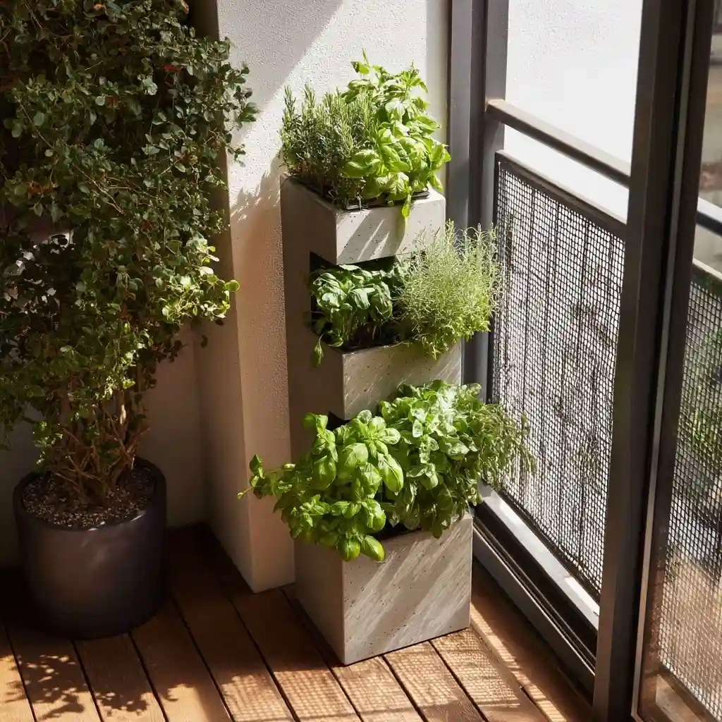 Compact Herb Tower Planter