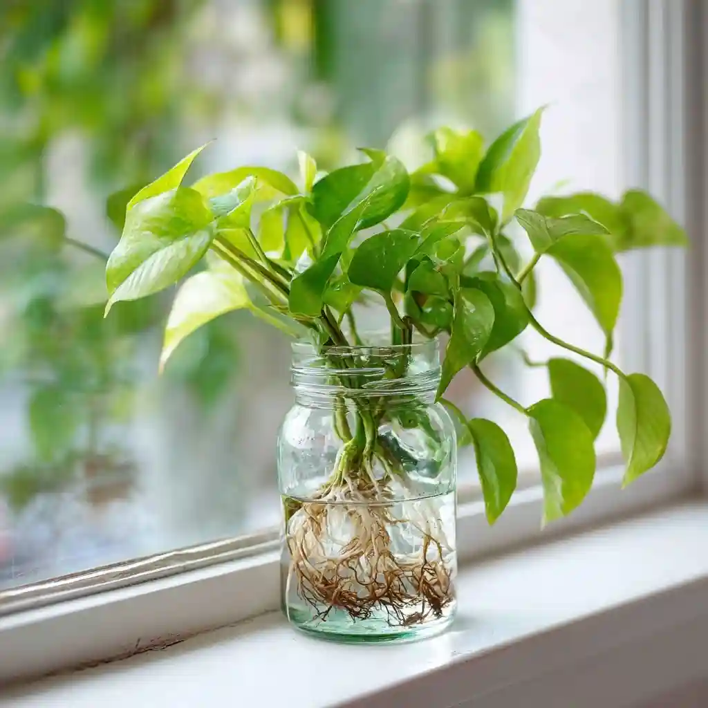 Growing Pothos in Water