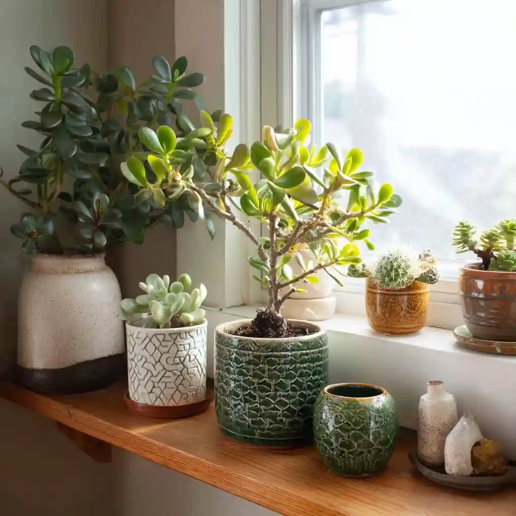 Mini Indoor Garden by Window