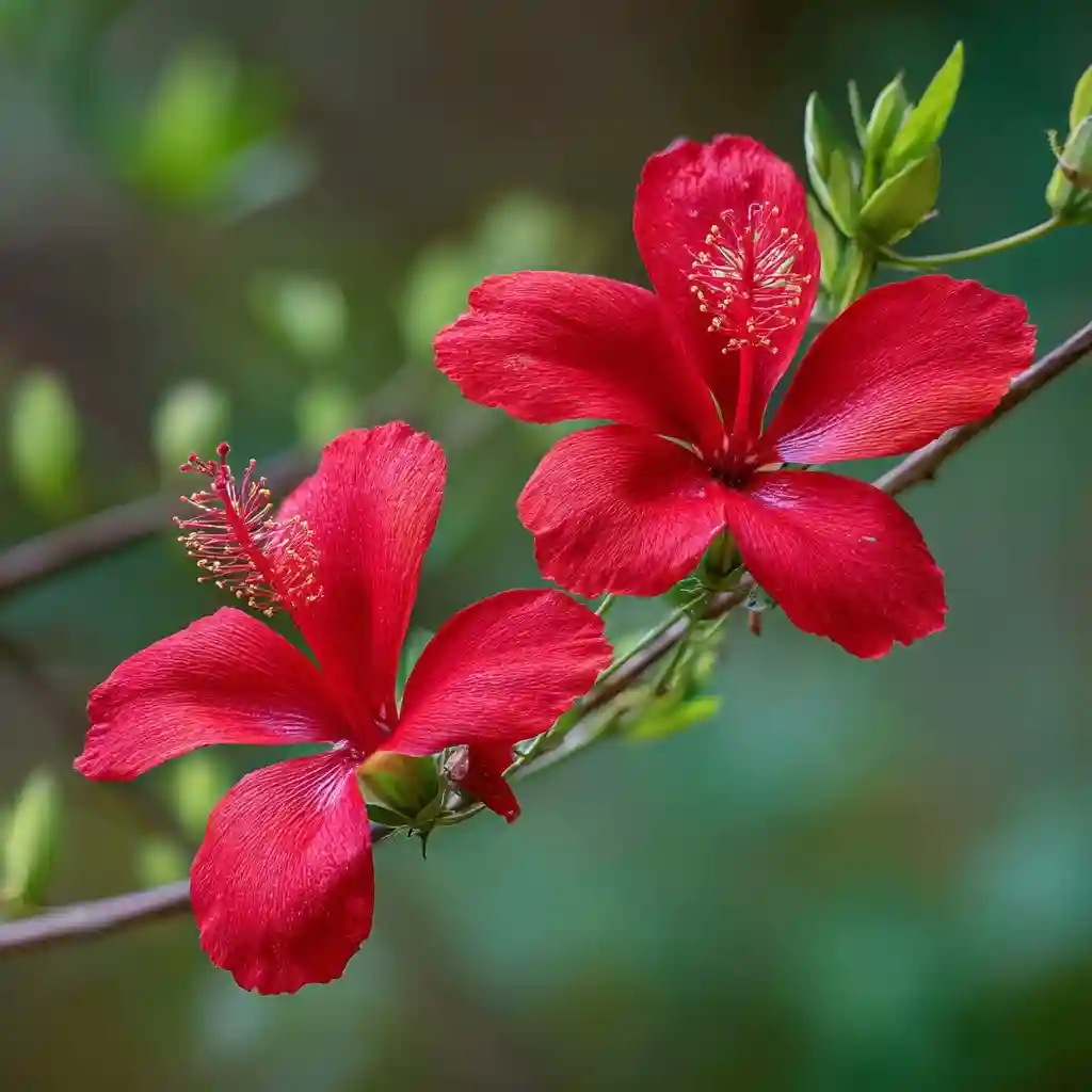 Native Red Hibiscus 