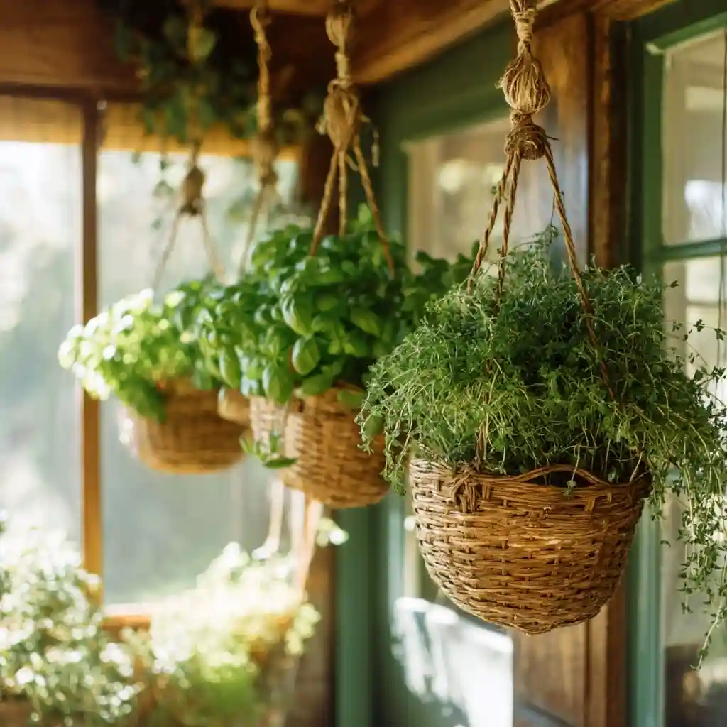 Hanging Herb Baskets