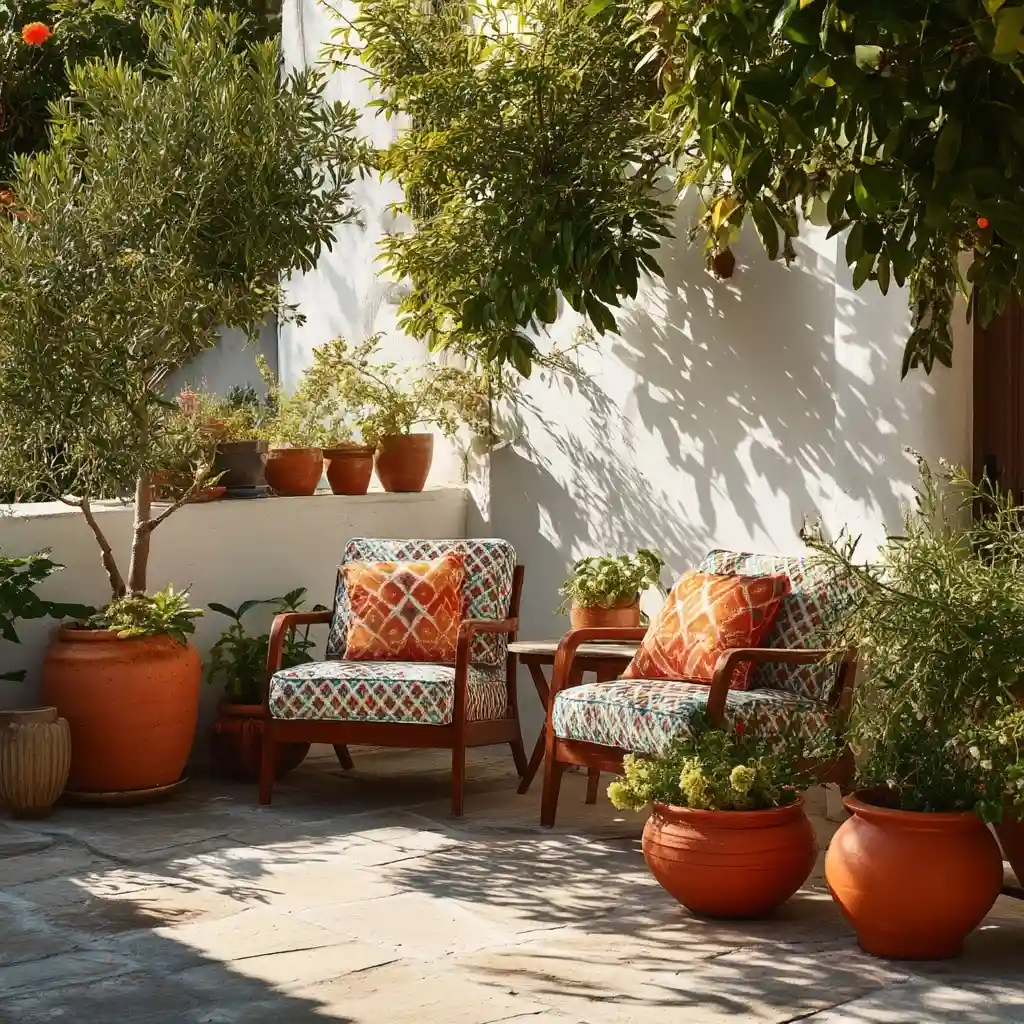 Sunny Patio Landscaping